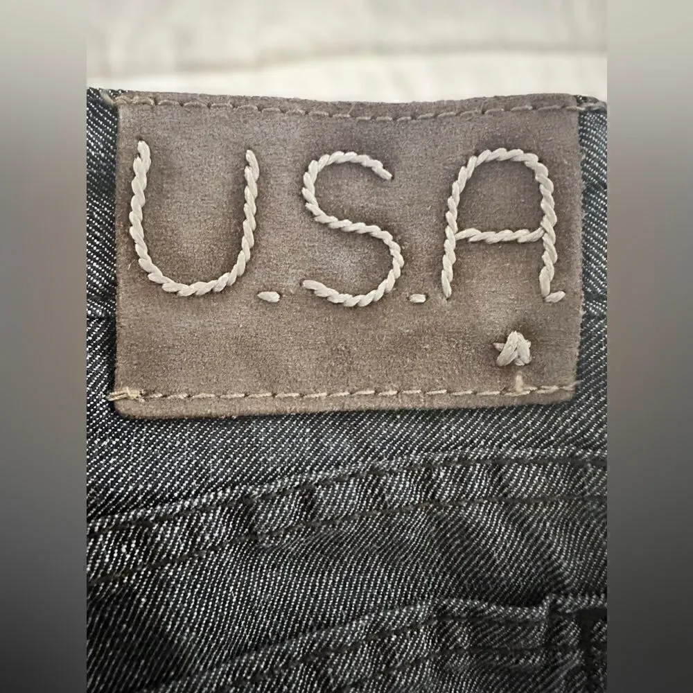 John Varvatos grey distressed Bowery jean Size 40R